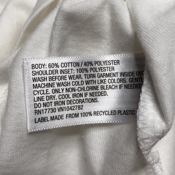 More than Magic white sequin tee, NWT, small - Picture 4 of 5